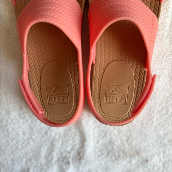 Reef Women's Sz 8 Water Vista slingback strap sandals PVC Free Sunset Coral NWOT - Picture 4 of 9